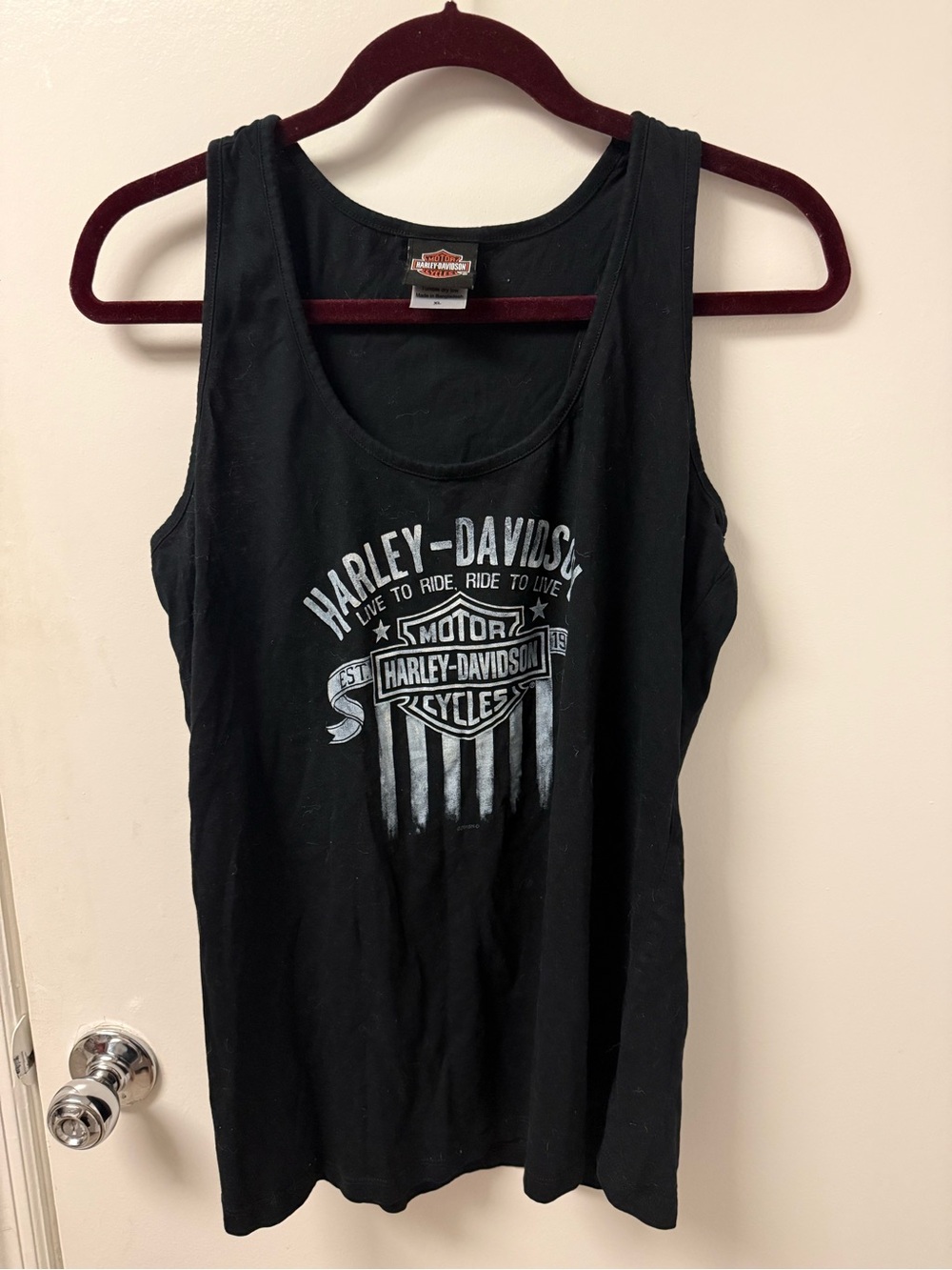 Harley-Davidson Women's Black Logo Tank Top